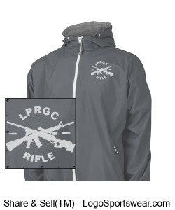 LPRGC windbreaker with logo Design Zoom